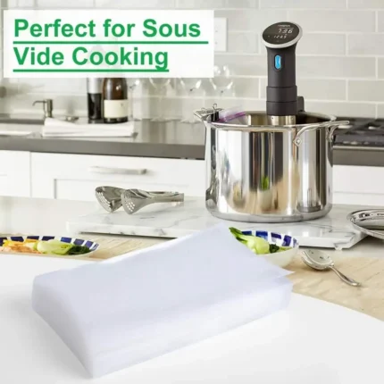 12cm x 15 cm Vacuum Packers Dotted Embossed Food Grade Ready Food Vacuum  Pouches