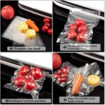 12cm x 15 cm Vacuum Packers Dotted Embossed Food Grade Ready Food Vacuum  Pouches - Image 2